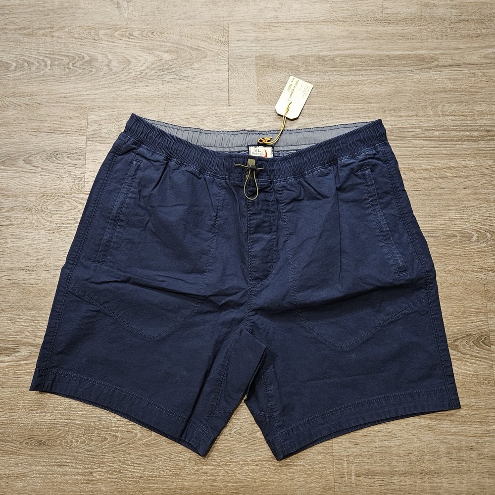 Relwen Tropic WV Windshort 7.5" Shorts Men's XL Navy Stretch Drawstring NWT